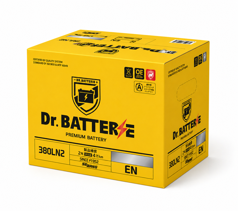 韓国製　欧州規格バッテリー　Dr.BATTERIE  EN 350LN0