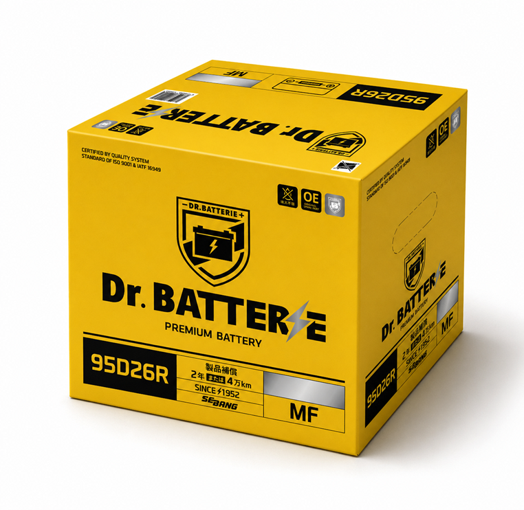 韓国製　充電制御車用バッテリー　Dr.BATTERIE MF 115D31L